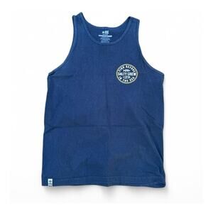 Salty Crew Navy Blue Logo Graphic Tank Top Men's Size M